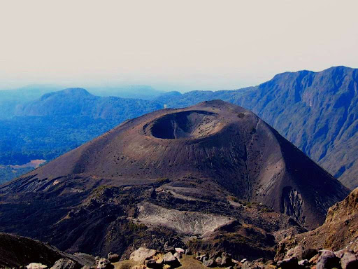 Mount Meru volcanic landscape
