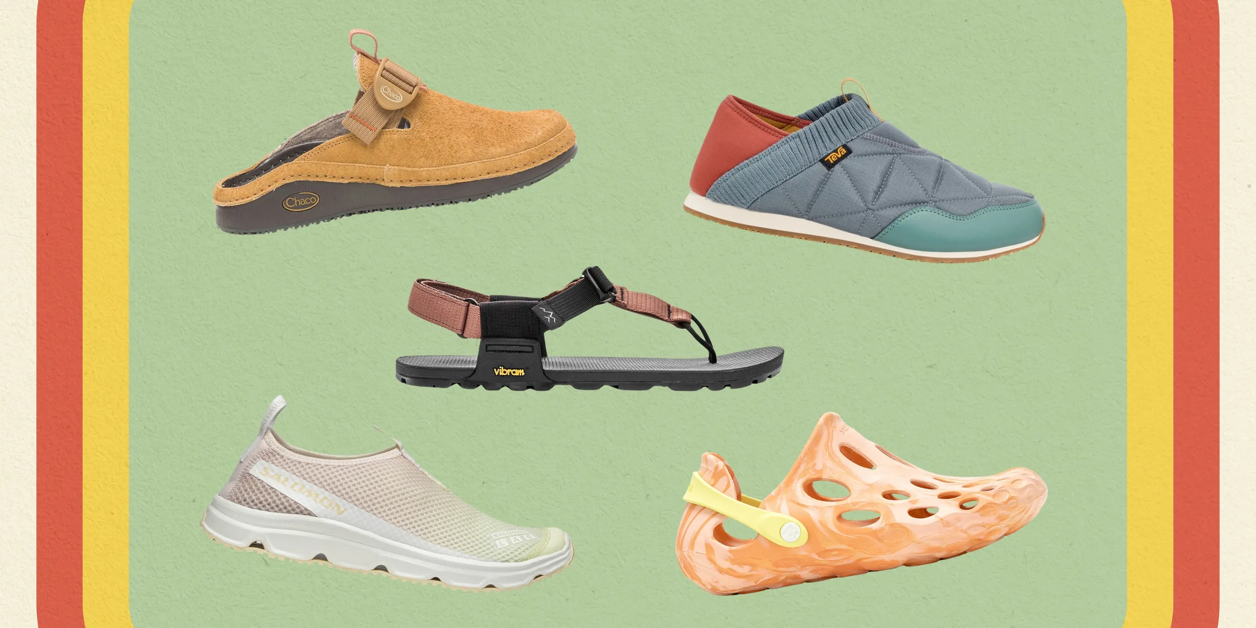 Camp shoes and sandals
