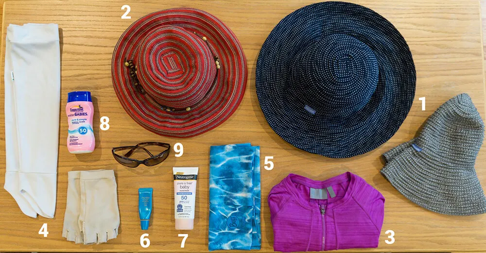 Sun protection items